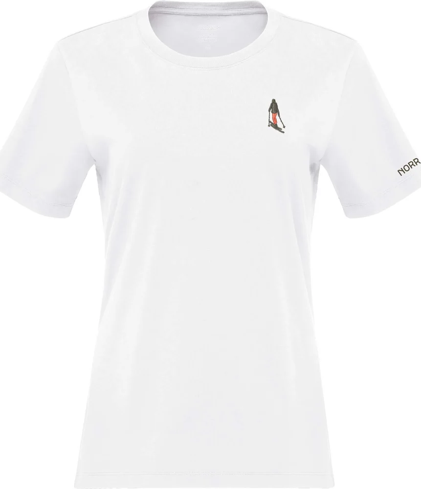 Norrøna /29 Cotton Activity Embroidery T-Shirt W’S Pure White v:7861677 Norrøna /29 Cotton Activity Embroidery T-Shirt W’S Pure White v:7861677