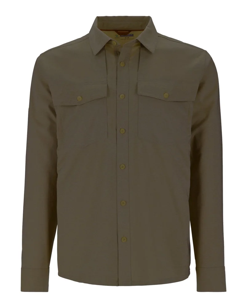 Simms No-See-Um Bugstopper Shirt Loden Heather v:2365960 Simms No-See-Um Bugstopper Shirt Loden Heather v:2365960