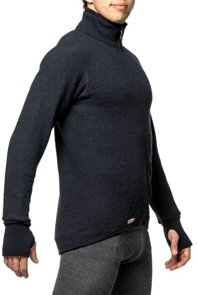 Woolpower Full Zip 600 Jakke Dark Navy, Str. M v:5544142