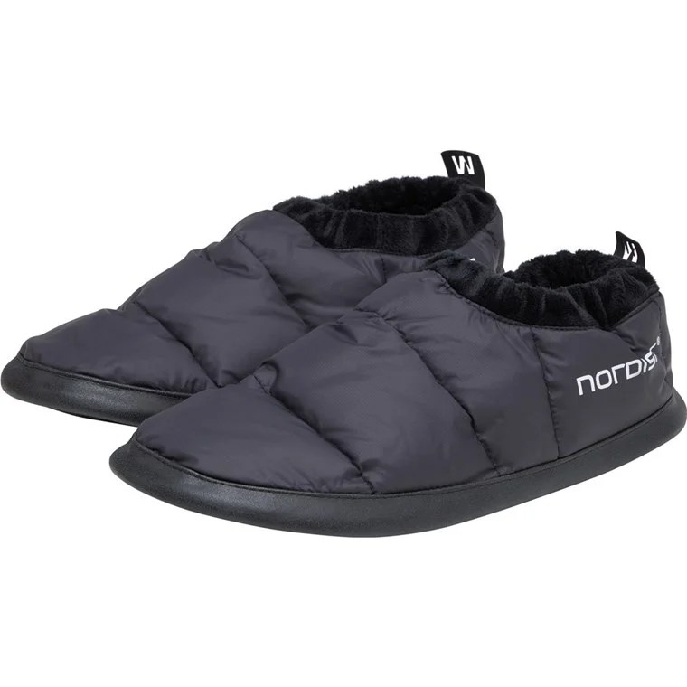 Nordisk Mos Down Slippers Black v:5233593