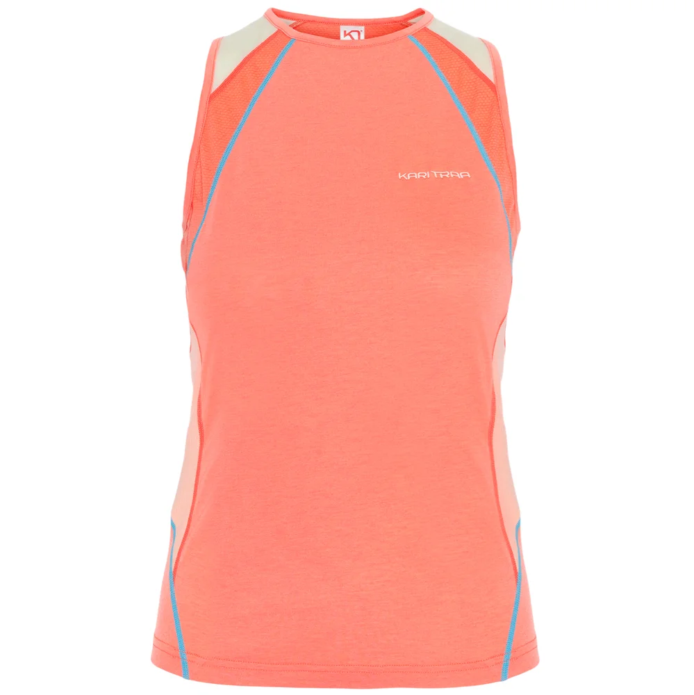 Kari Traa Alma Tank Coral v:5751805 Kari Traa Alma Tank Coral v:5751805