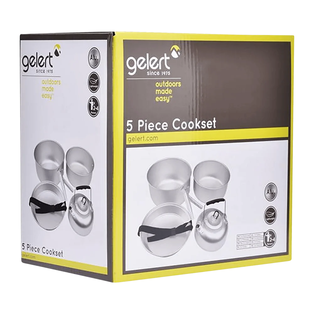 5PC Cookset, kjøkkensett – Sølv v:4107243 5PC Cookset, kjøkkensett – Sølv v:4107243
