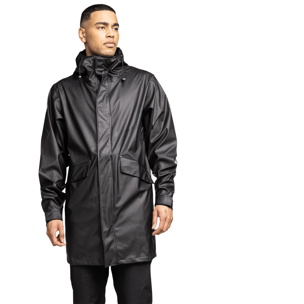 Bergen Raincoat, regnfrakk, herre – Svart v:5740455 Bergen Raincoat, regnfrakk, herre – Svart v:5740455