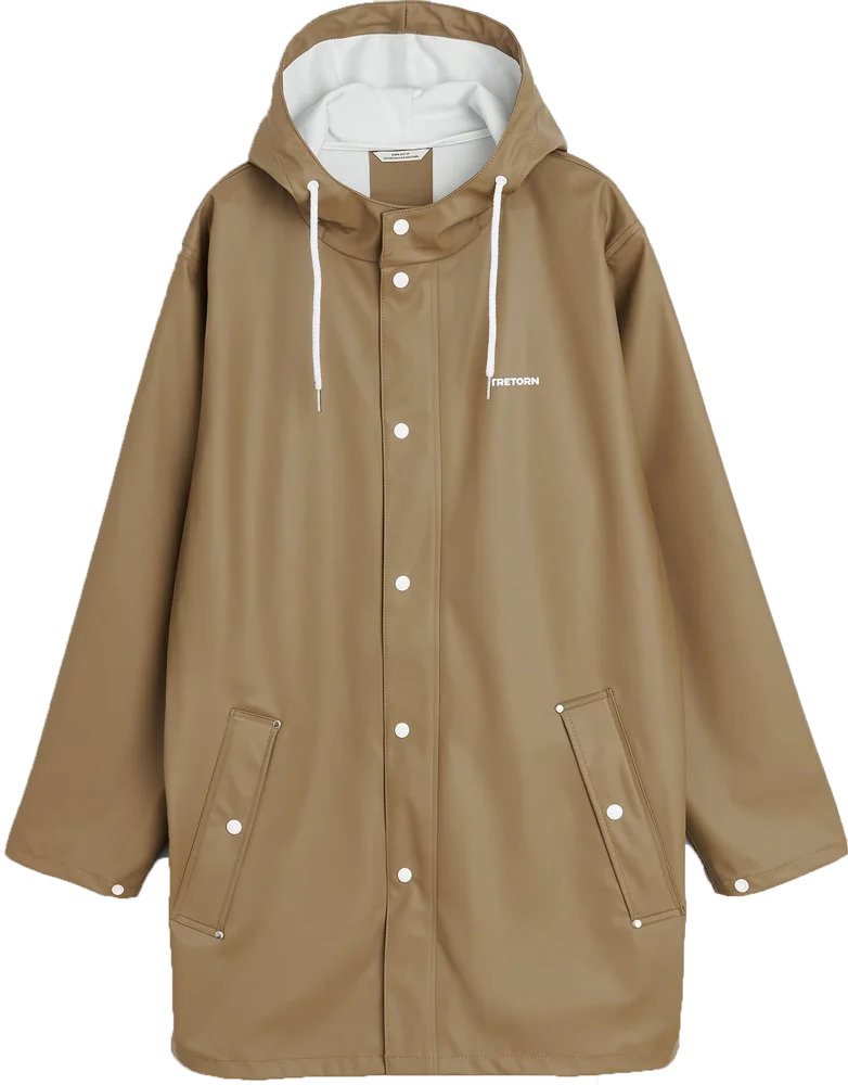 Tretorn Unisex Wings Rain Jacket Shitake v:2675995