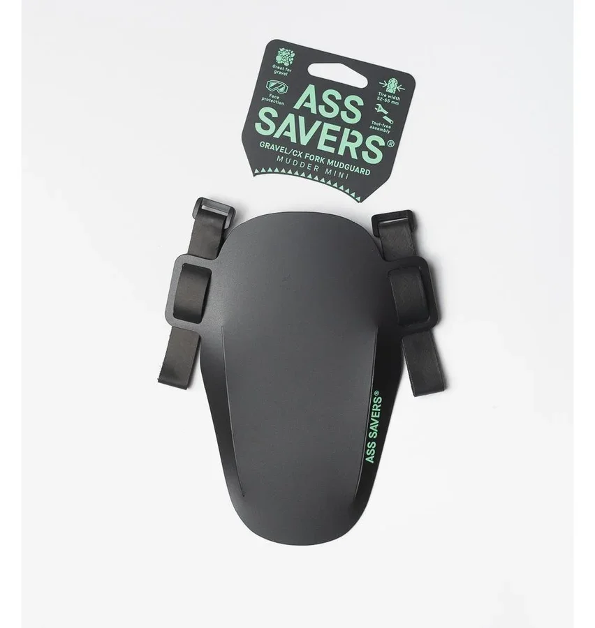Ass Savers Mudder Mini Framskjerm Standard, Gravel, Borrelås v:1796477 Ass Savers Mudder Mini Framskjerm Standard, Gravel, Borrelås v:1796477