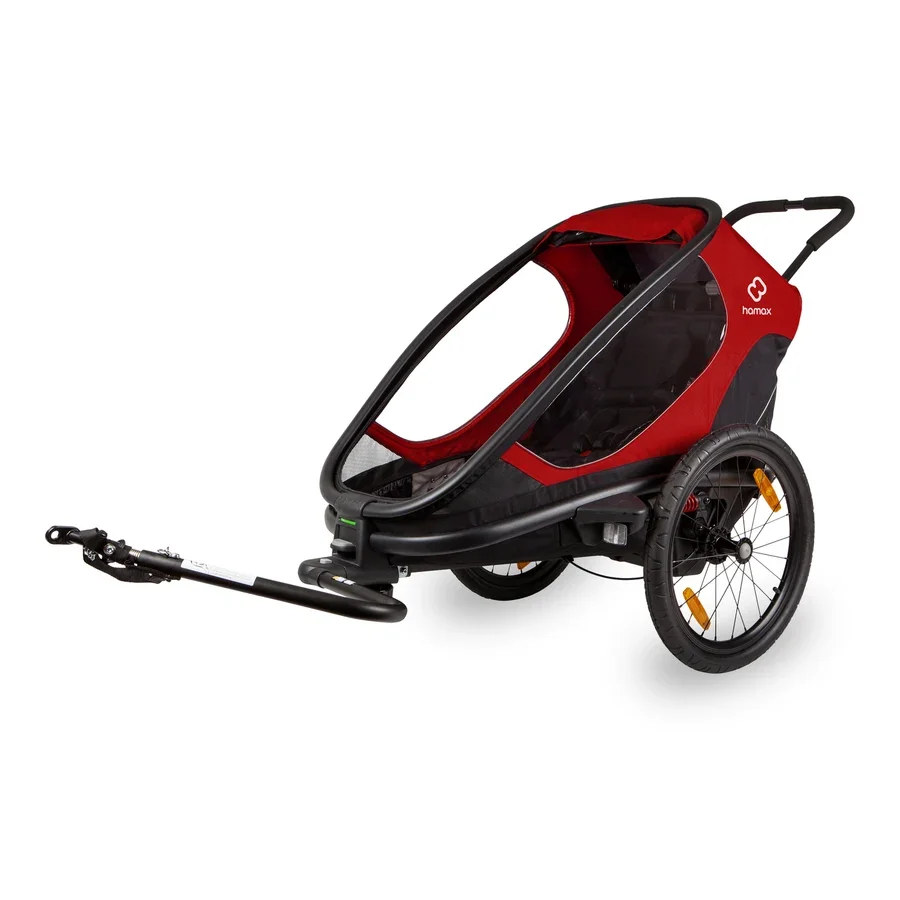 Hamax Outback ONE Barnevogn Red/Black, 1-barn v:4128717