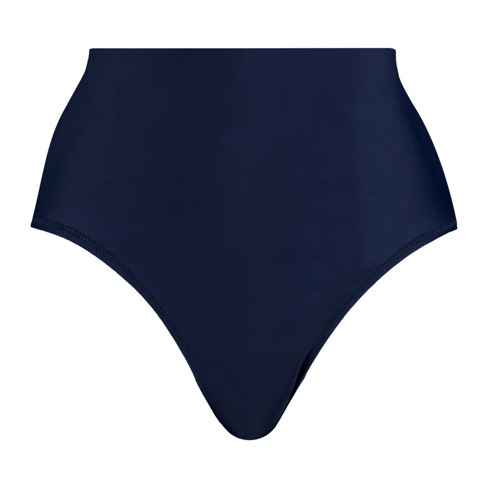 Swim High Waist Brief 1p, bikinitruse, dame - Mørk blå v:2918472