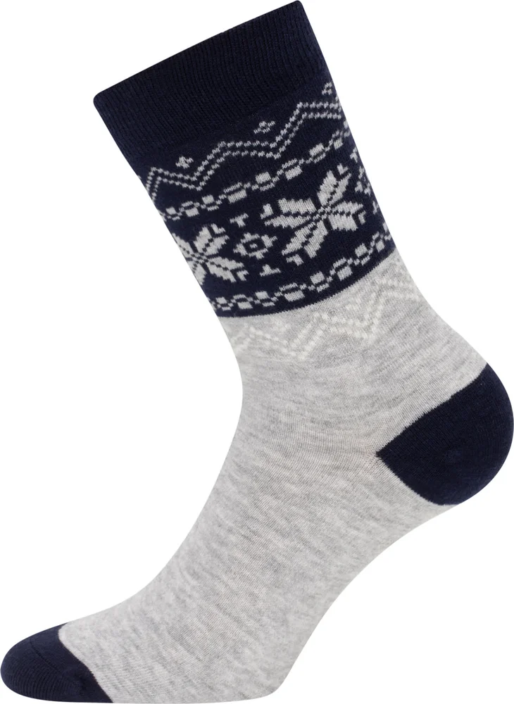 Gridarmor Heritage Merino Socks Lt. Grey/Dk Navy/White v:4215608 Gridarmor Heritage Merino Socks Lt. Grey/Dk Navy/White v:4215608