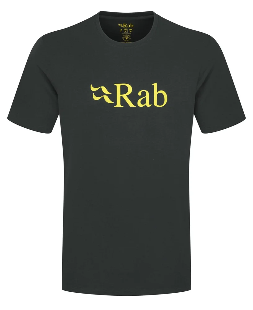 Rab Stance Logo Tee Beluga/pollen v:5103331
