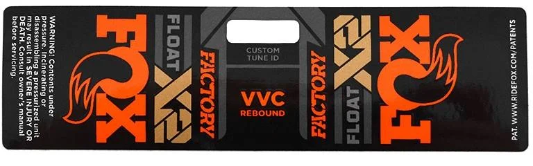 Fox Decal: 2021 F-S Float X2 Orange v:2324634
