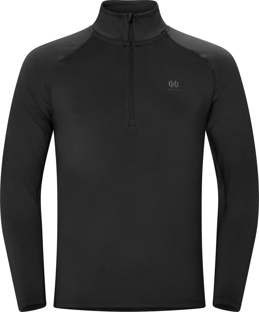Hellner Core Running Halfzip LS Tee Men Black Beauty v:8401923