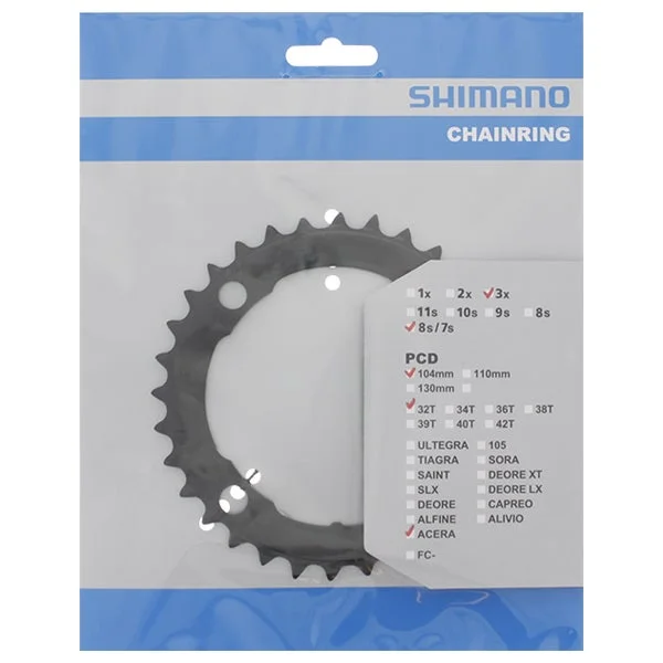 Shimano 32T FC-M361 104mm, svart, 7/8-delt Drev v:7251714