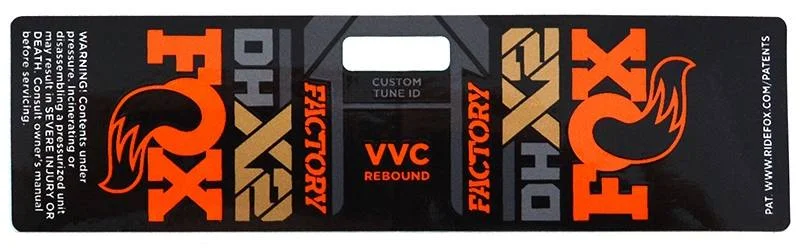 Fox Decal: 2021 F-S DHX2, Resy, Orange v:3935918