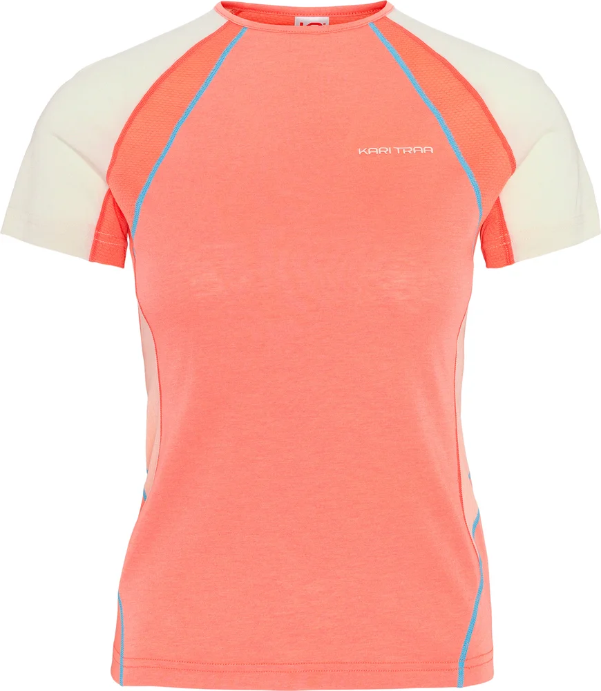 Kari Traa Alma Tee Coral v:6897195 Kari Traa Alma Tee Coral v:6897195