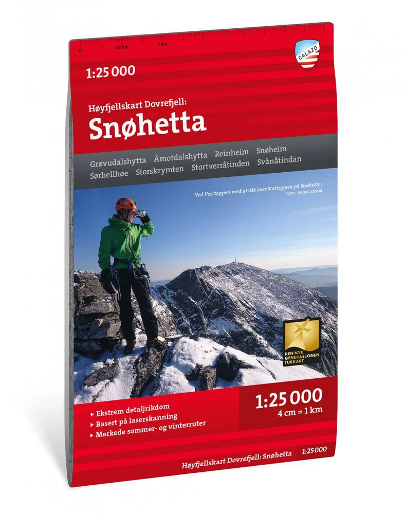 Høyfjellskart Dovrefjell v:4656405